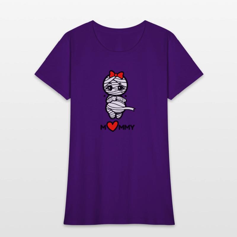 Cute Pregnant Mommy Mummy Cartoon