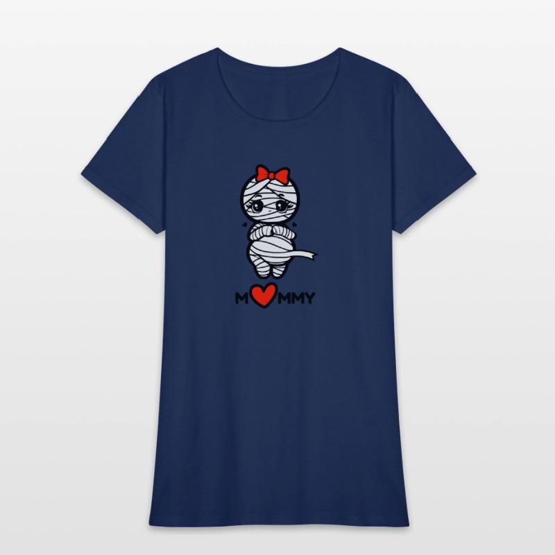 Cute Pregnant Mommy Mummy Cartoon