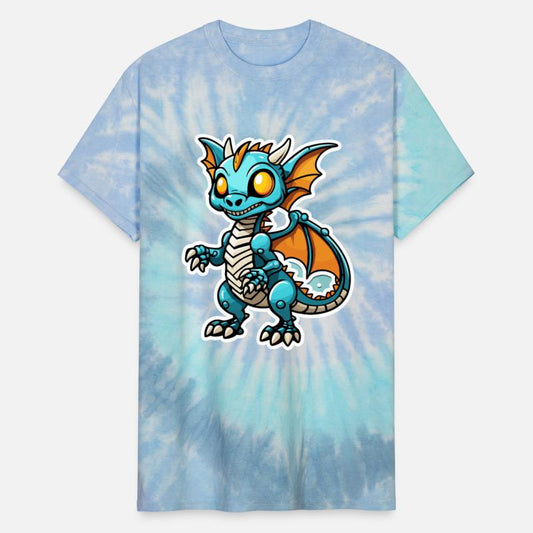 Cute Skeleton Dragon Illustration