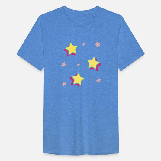 Cute Stars Pattern Aesthetic Bright Color