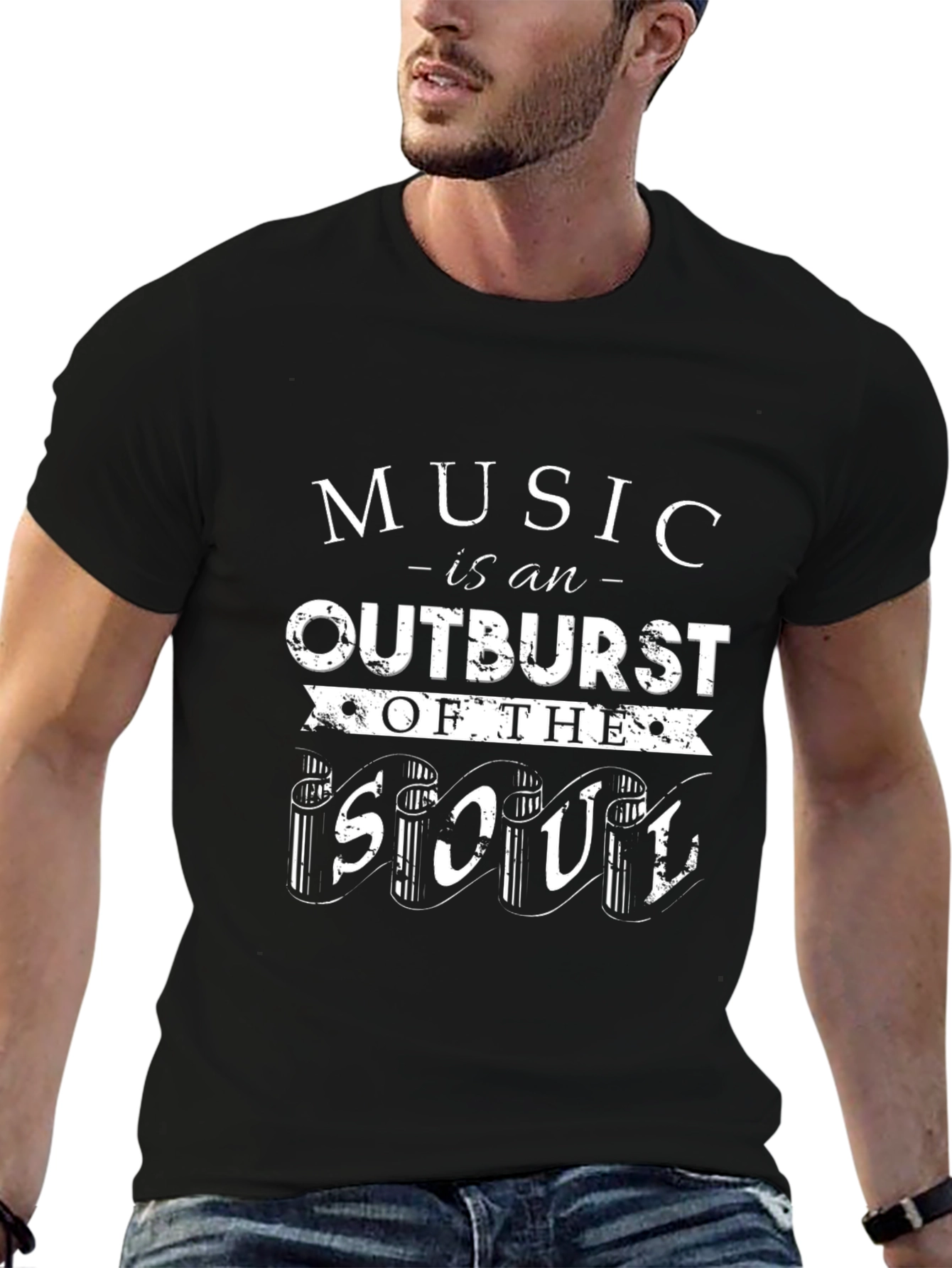 Music is an Outburst of the Soul Graphic T-Shirt
