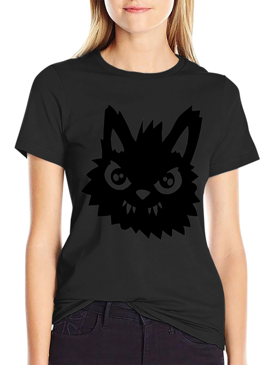 Black Wolf Graphic Tee - Mens Short Sleeve Shirt