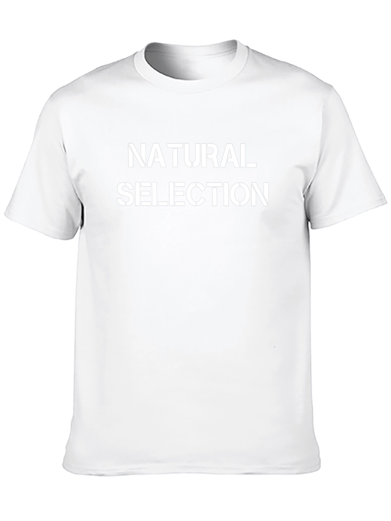 Natural Selection Graphic Tee - Black Cotton