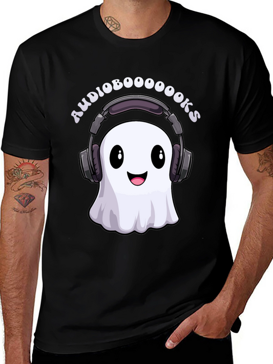 Audioboooooooks Ghost T-Shirt
