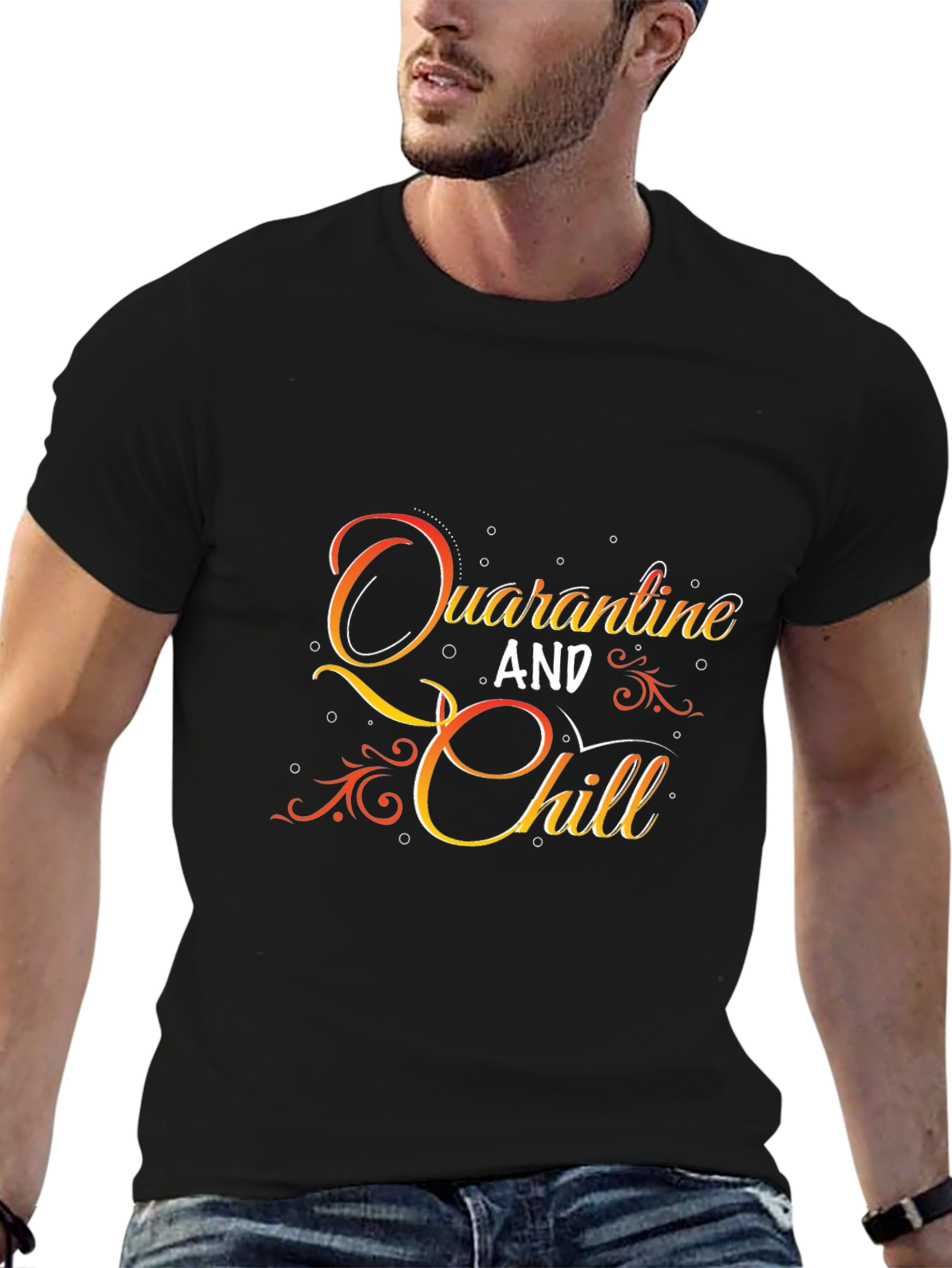 Quarantine and Chill Graphic T-Shirt