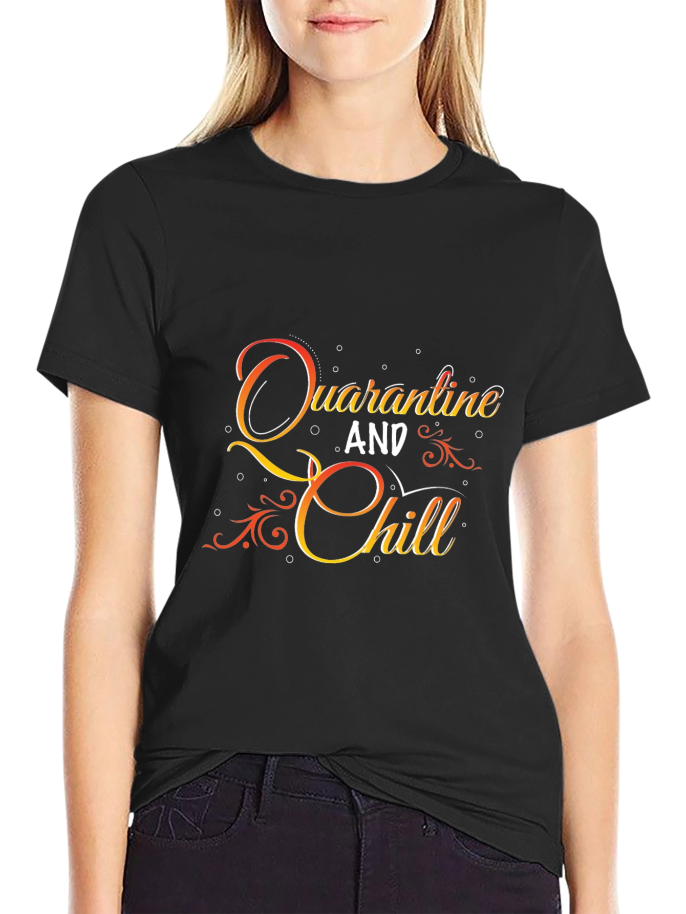 Quarantine and Chill Graphic T-Shirt