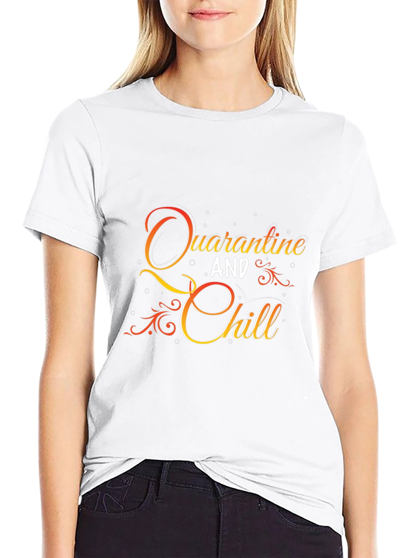 Quarantine and Chill Graphic T-Shirt