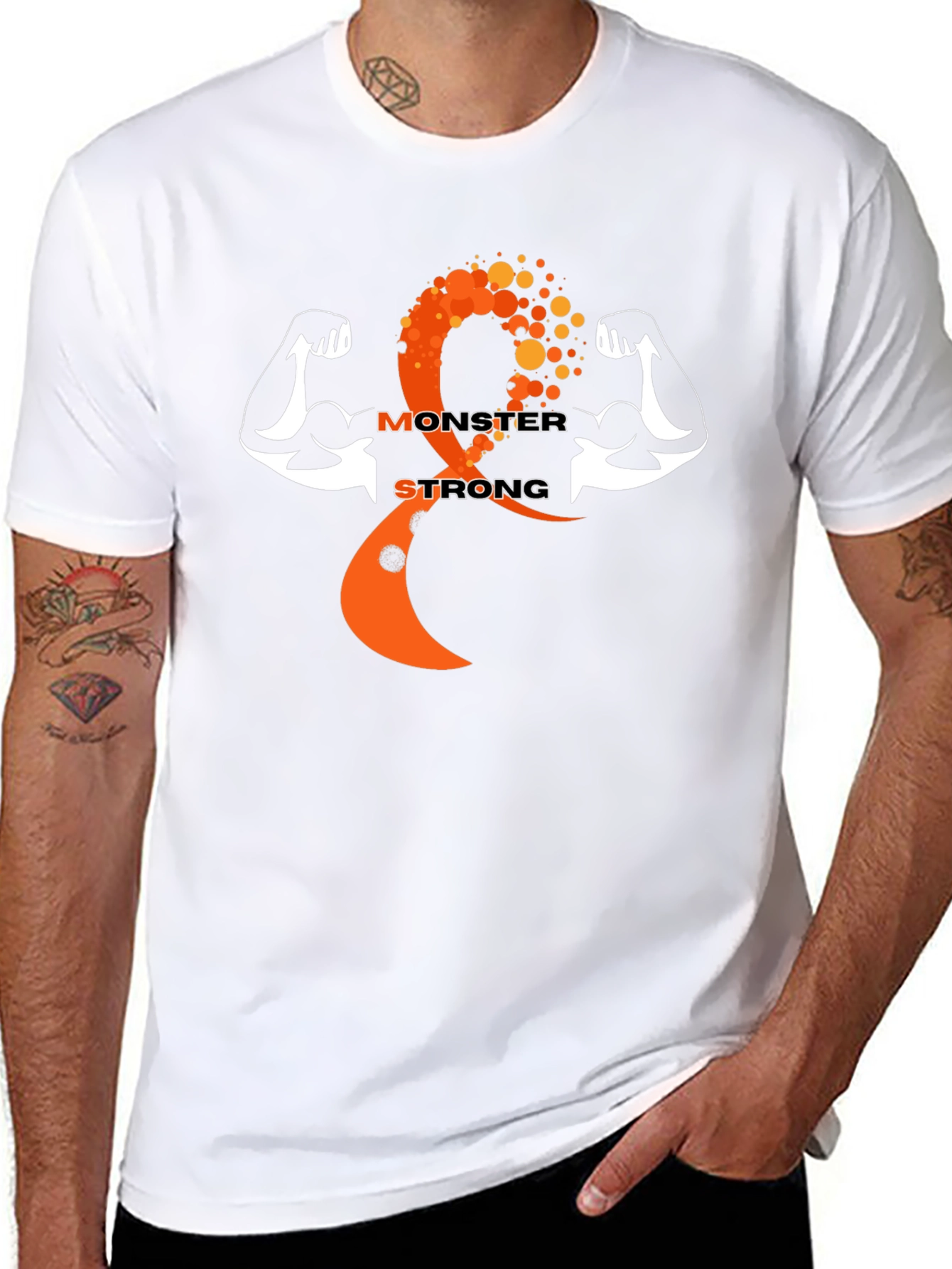 Monster Strong Black Graphic Tee