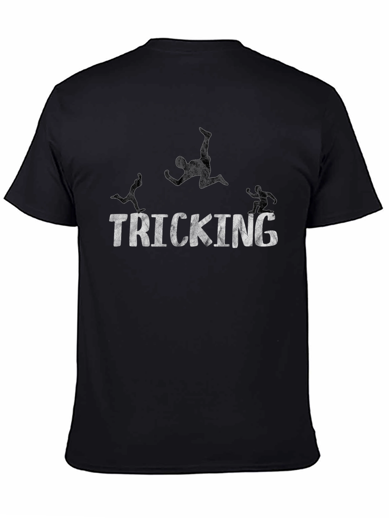 Tricking Silhouette Graphic T-Shirt Black