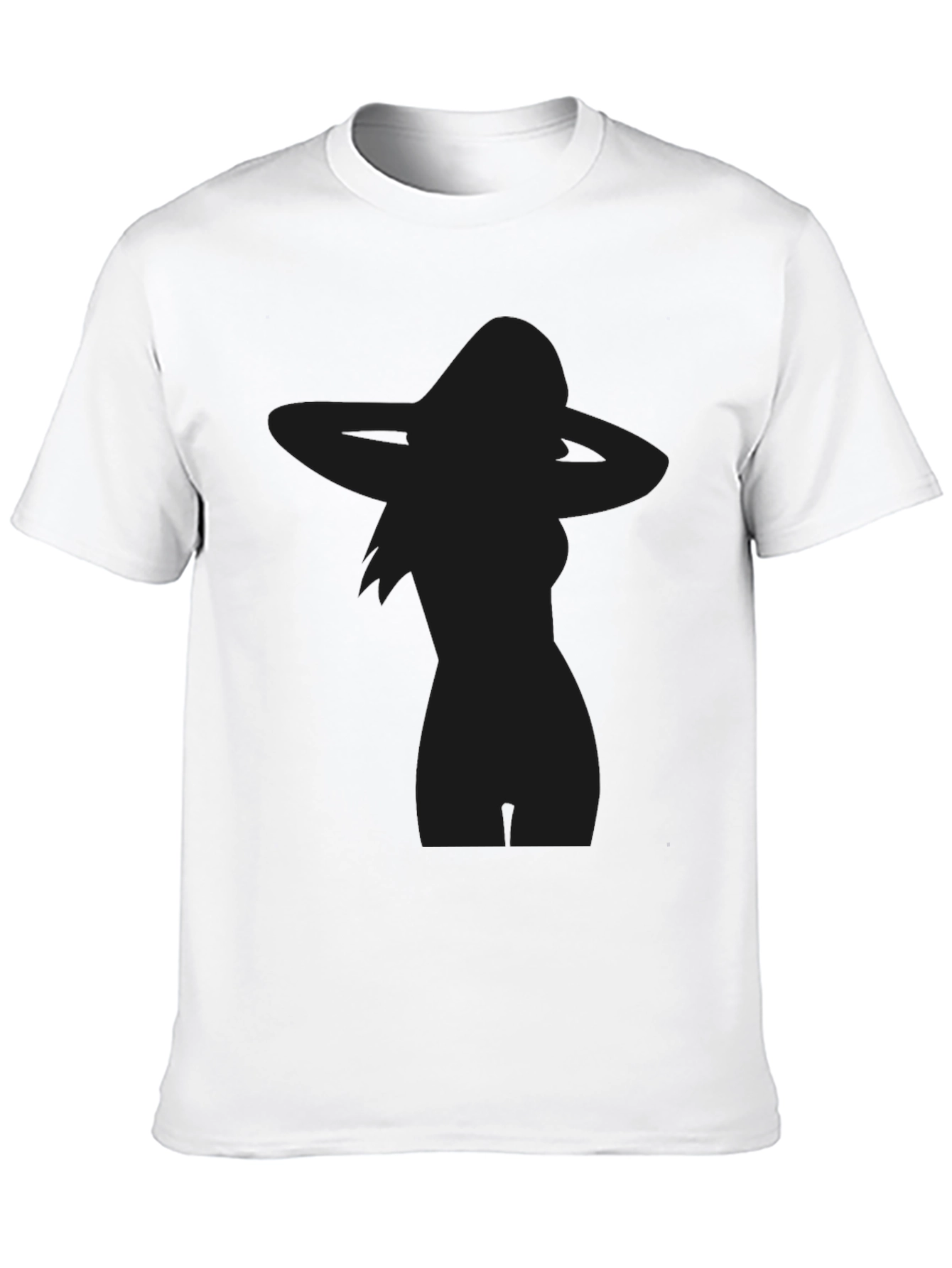 Silhouette Tee - Sexy Woman Print