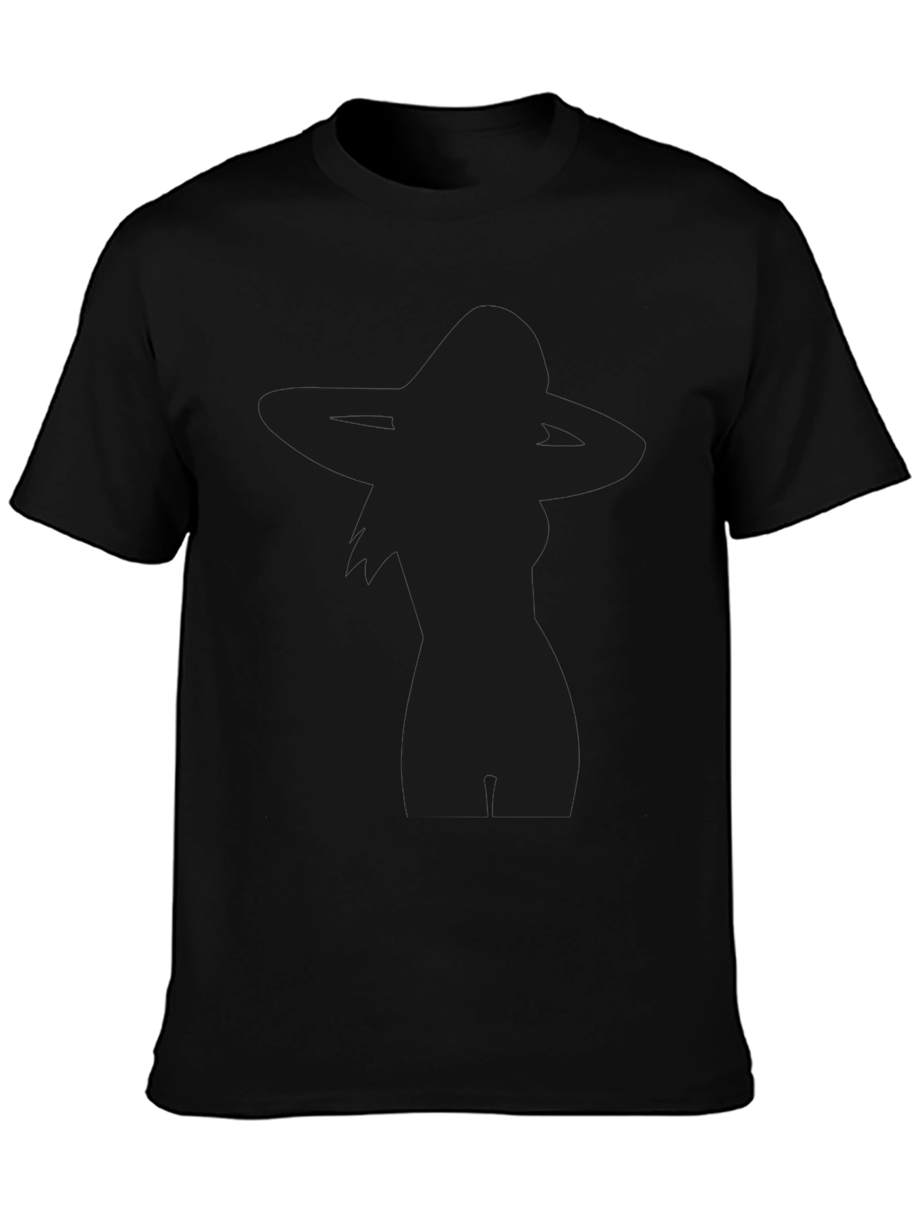 Silhouette Tee - Sexy Woman Print