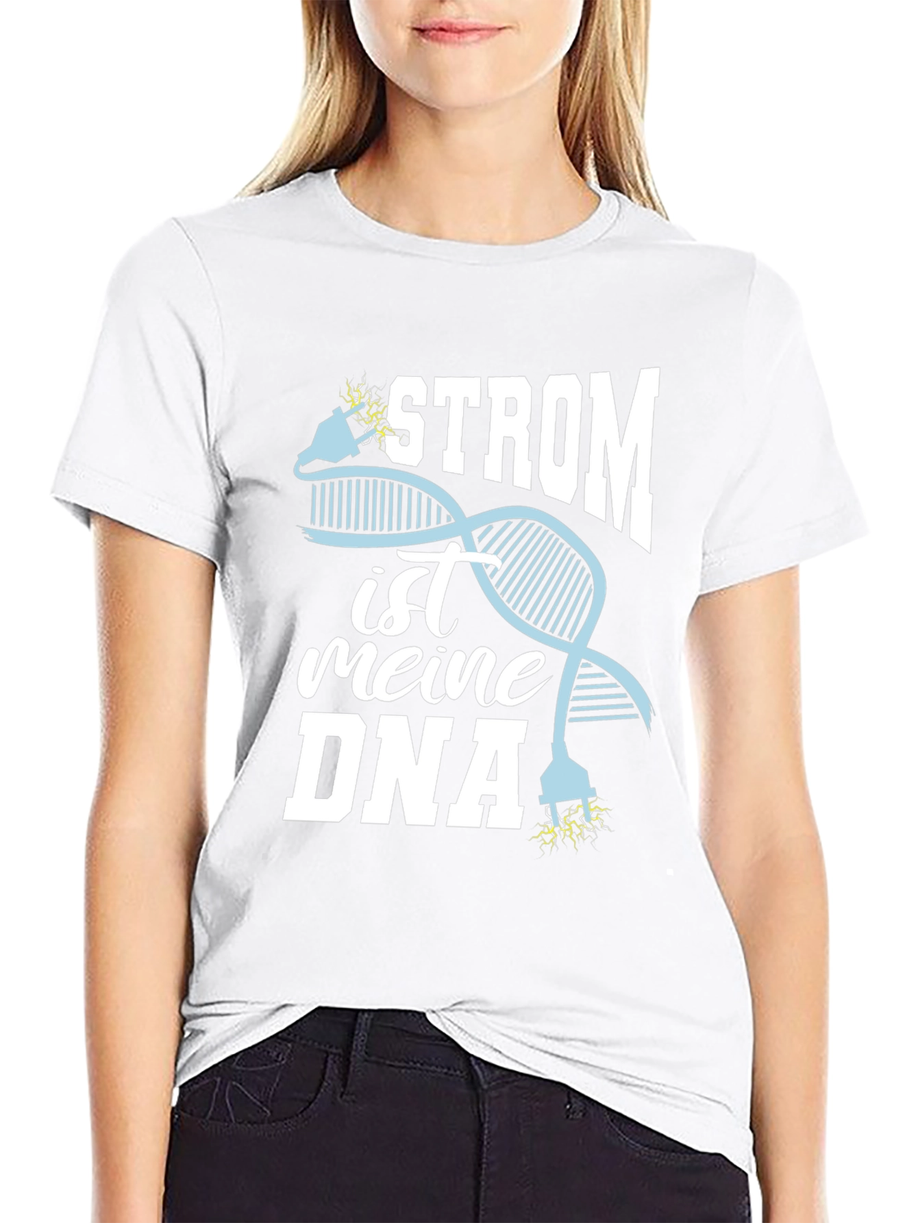 Strom ist meine DNA T-Shirt - Electrician DNA Tee