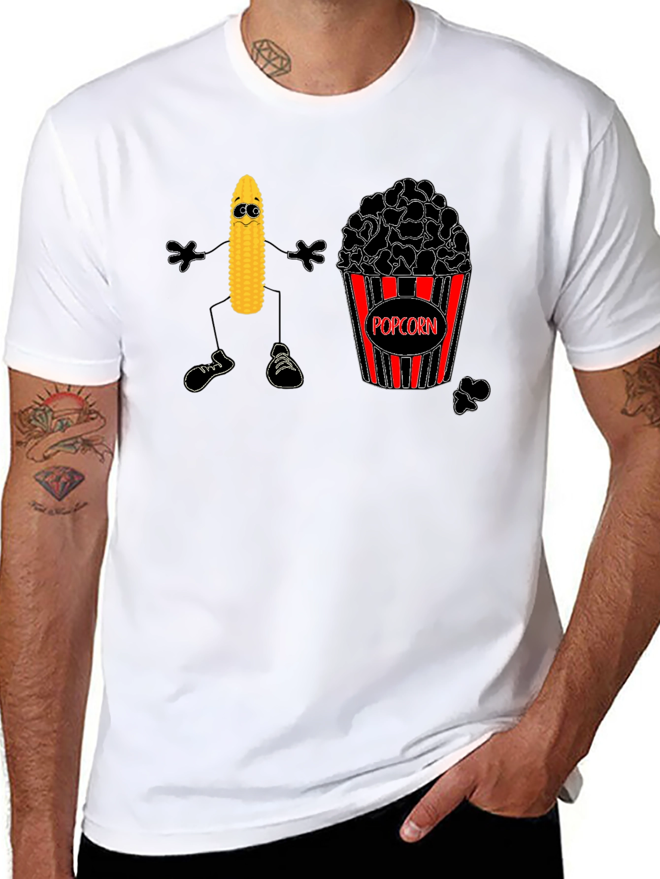 Corn & Popcorn Graphic Tee