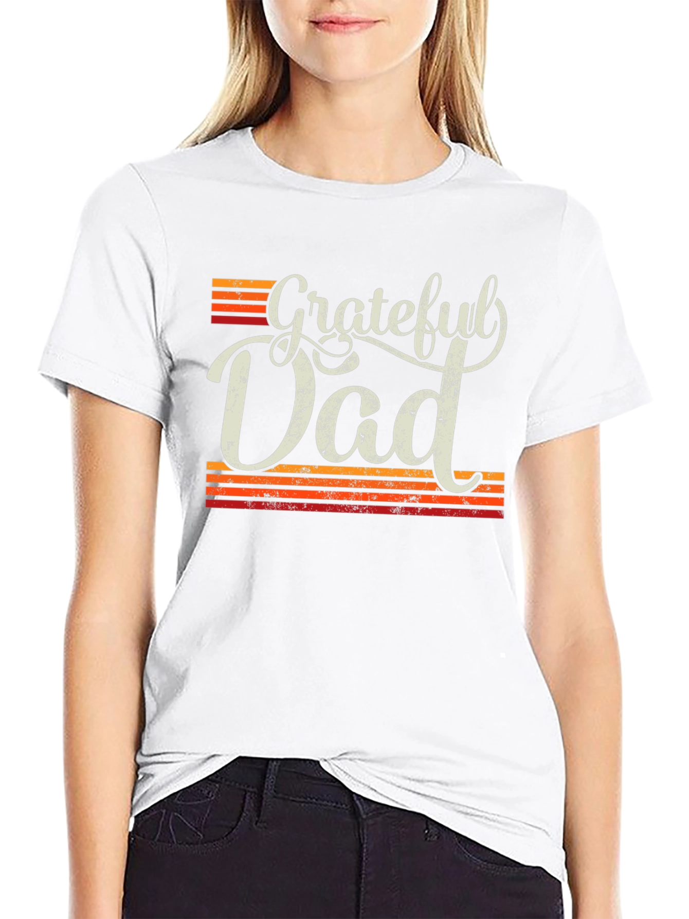 Grateful Dad Retro Graphic T-Shirt