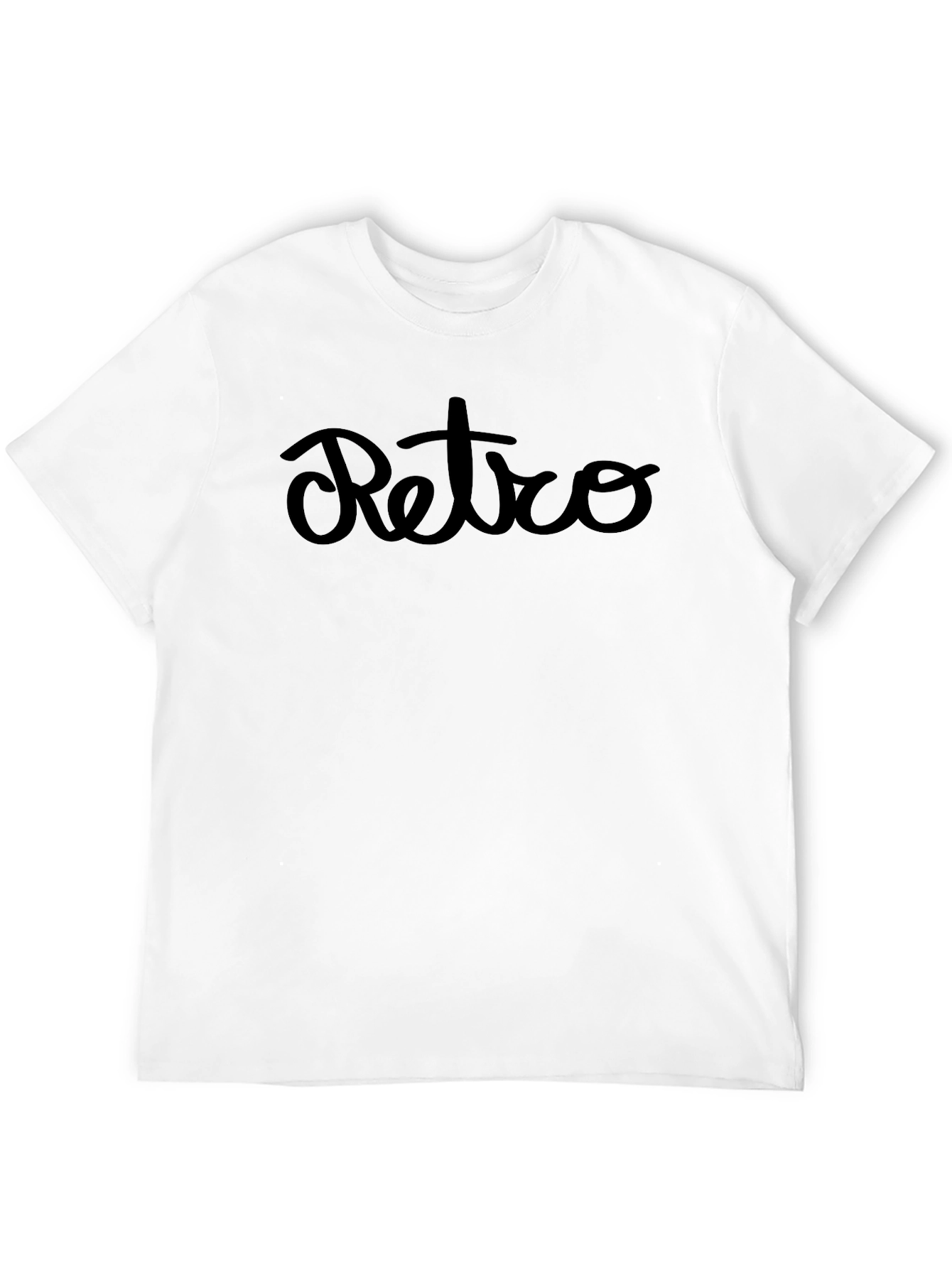 Retro Style Black Graphic T-Shirt