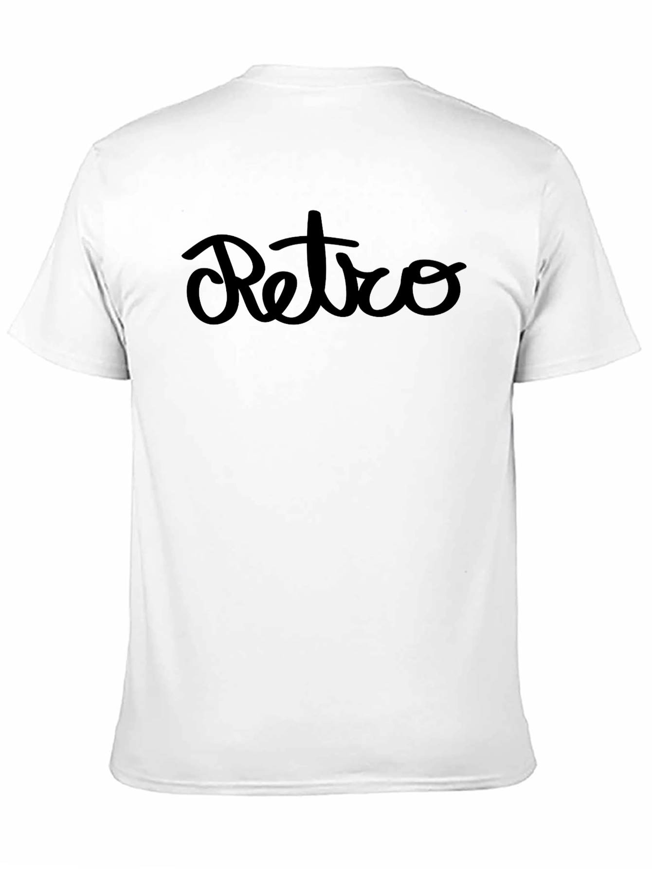 Retro Style Black Graphic T-Shirt
