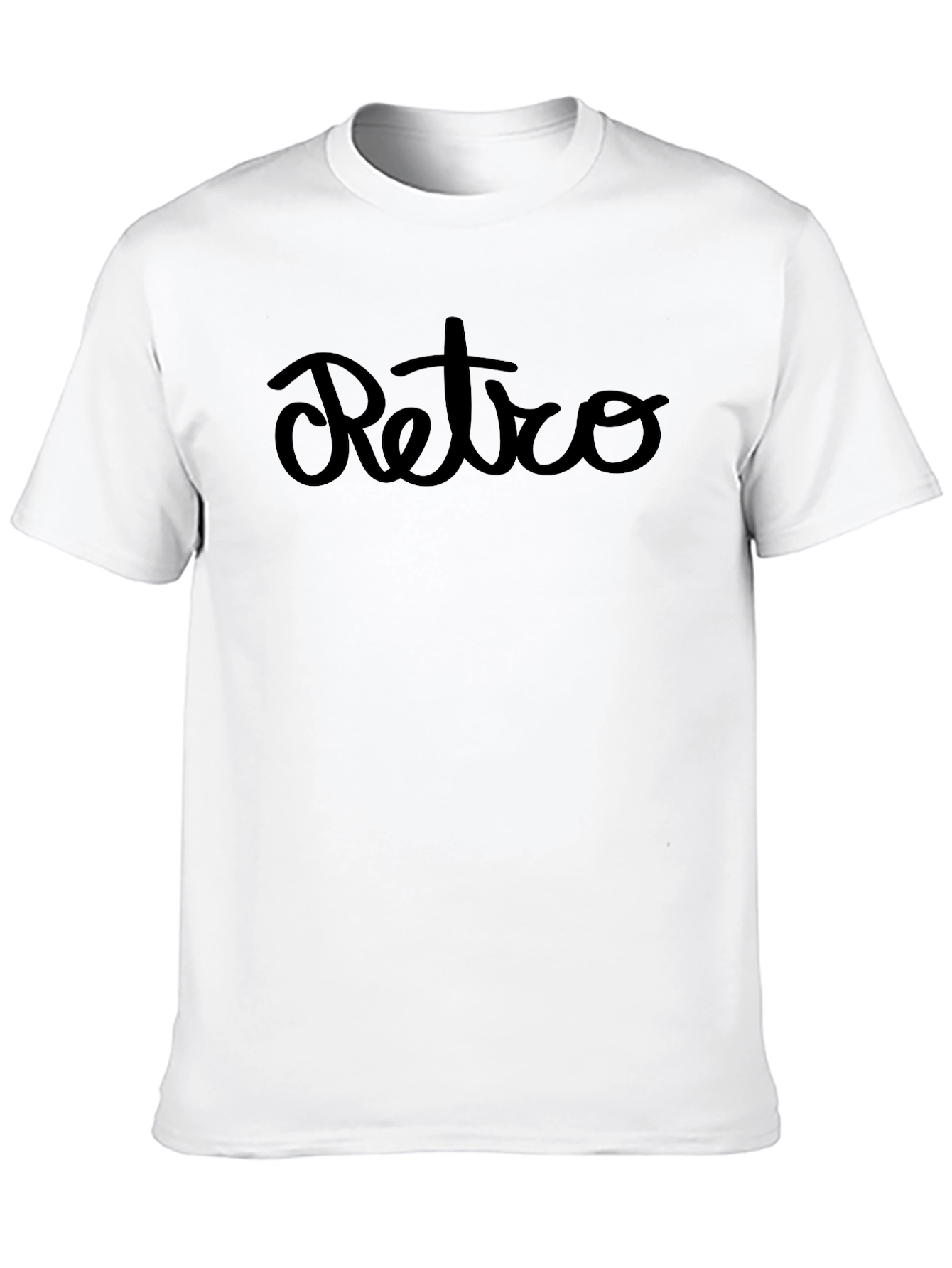 Retro Style Black Graphic T-Shirt