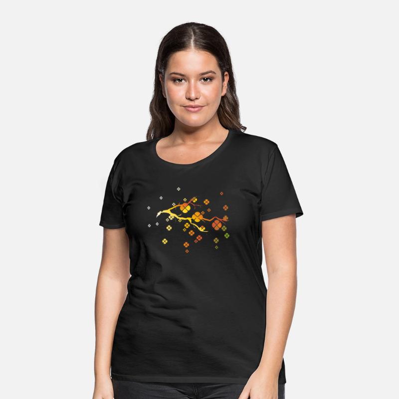 delicate autumn branch with colorful leaves