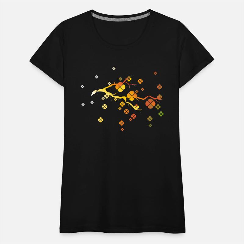delicate autumn branch with colorful leaves