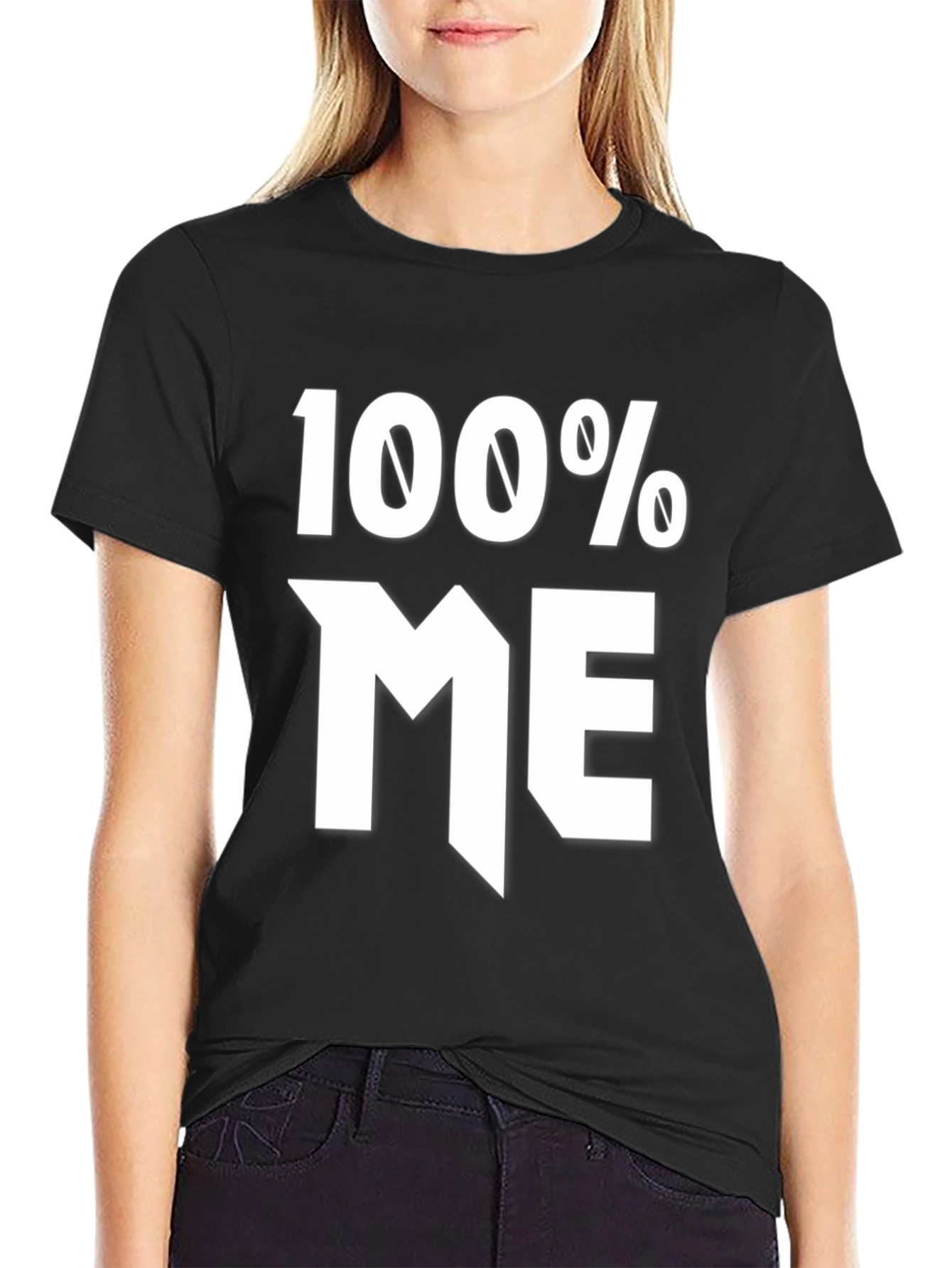 100% Me Graphic Tee - Bold Statement Shirt