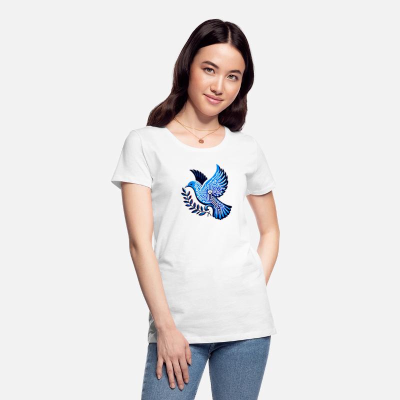 Digital Peace Dove - A Symbol of Tech Harmony