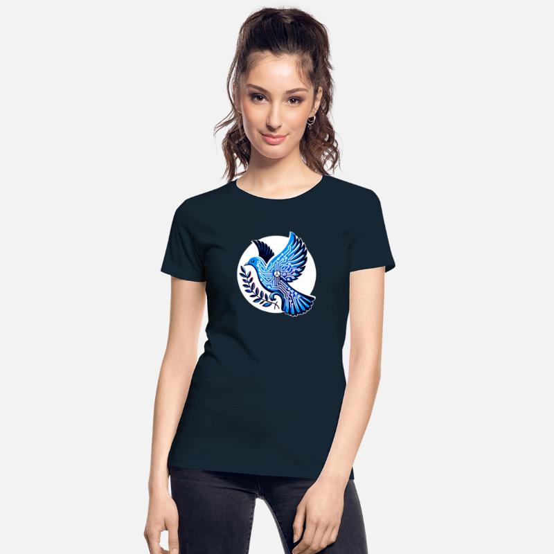Digital Peace Dove - A Symbol of Tech Harmony
