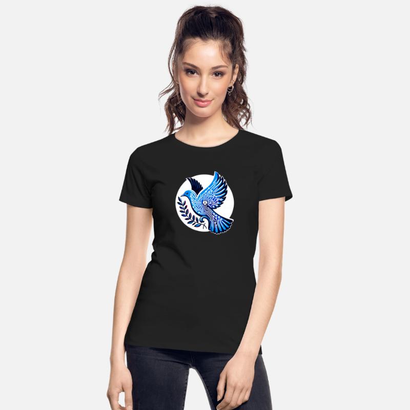 Digital Peace Dove - A Symbol of Tech Harmony
