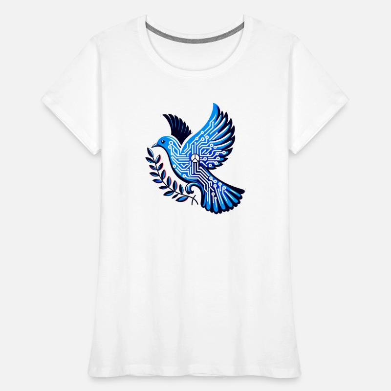 Digital Peace Dove - A Symbol of Tech Harmony