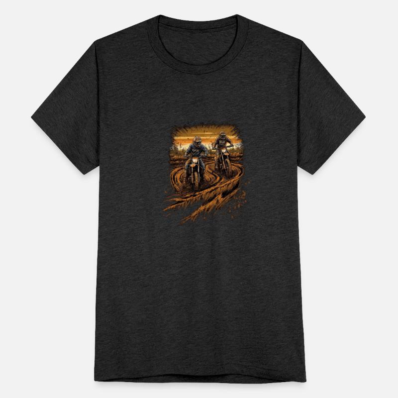 Dirt Bike Racing Muddy Field Motocross Biker