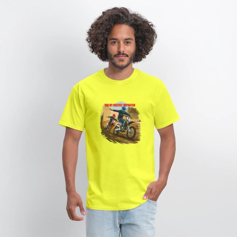 Dirt Track Duo: Motocross Father's Day Tee
