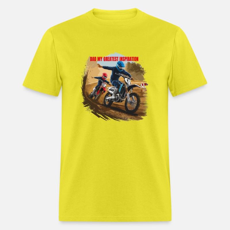 Dirt Track Duo: Motocross Father's Day Tee