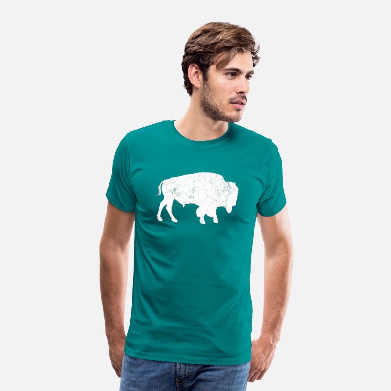 Distressed Buffalo Bison Animal
