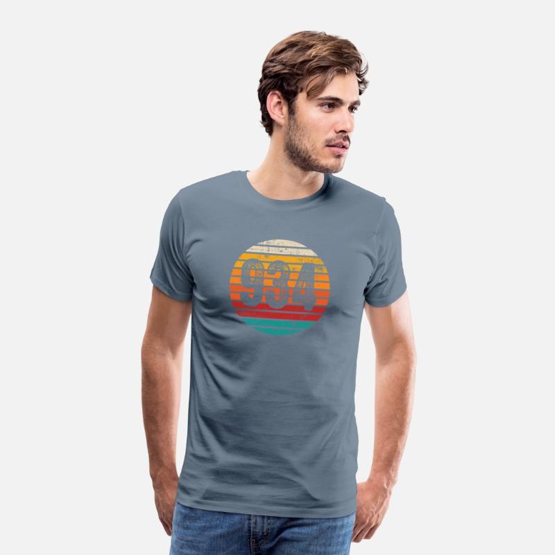 Distressed Vintage Sunset 934 Area Code