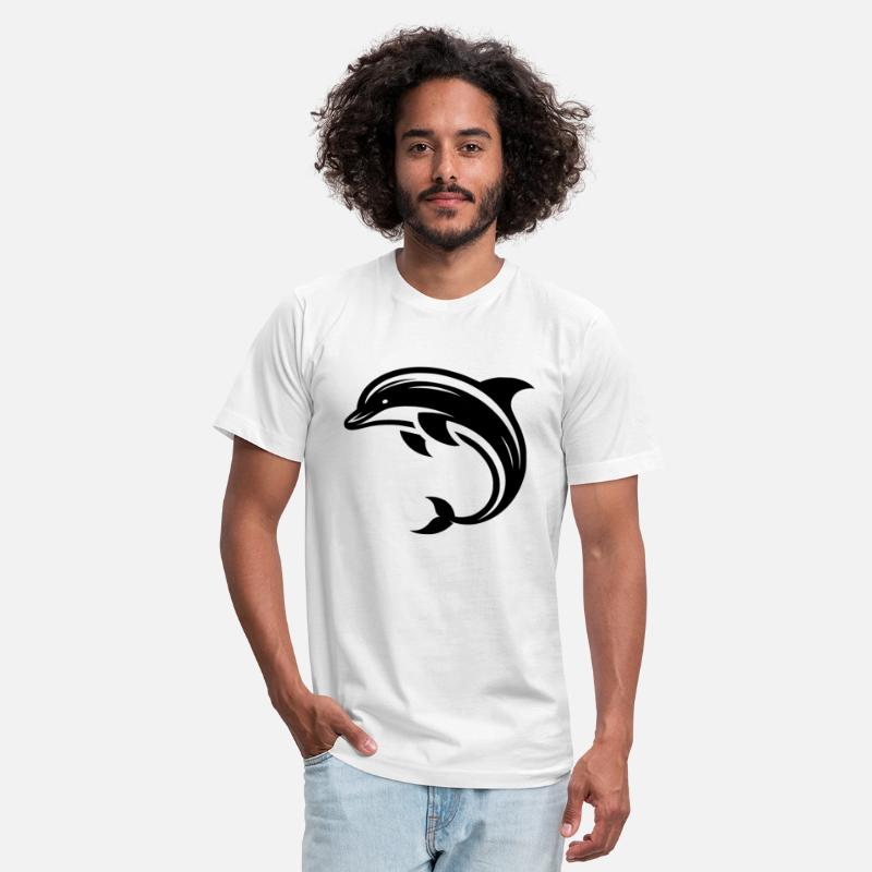 Diver Friends Design Dolphin Jumping