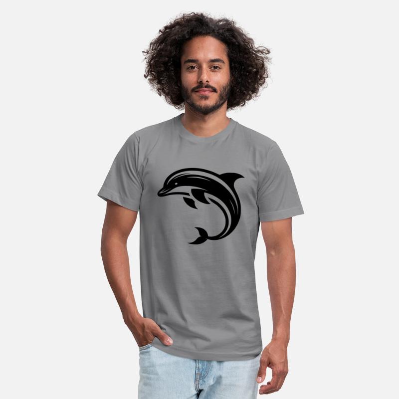 Diver Friends Design Dolphin Jumping