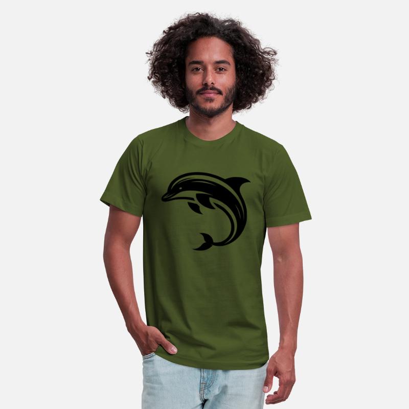 Diver Friends Design Dolphin Jumping
