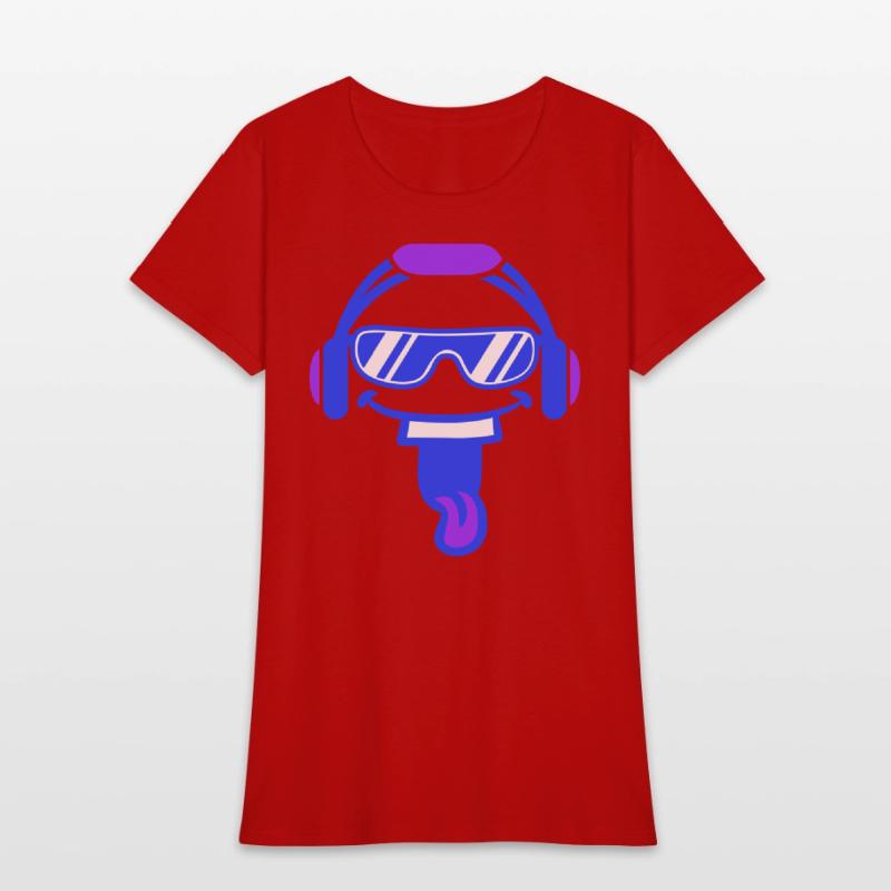 DJ Face Laughing Happy Head Sunglasses Music Party