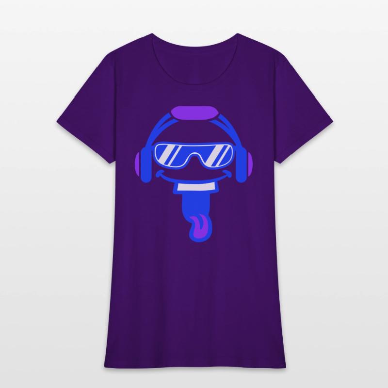 DJ Face Laughing Happy Head Sunglasses Music Party