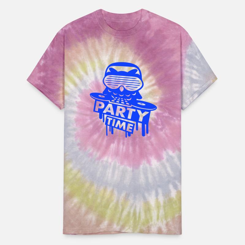 DJ Owl Party Time Graffiti Club Music Text Saying