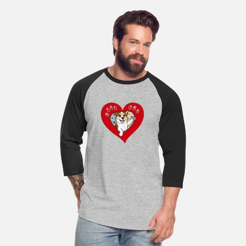 Dog love design, dog in a heart paw