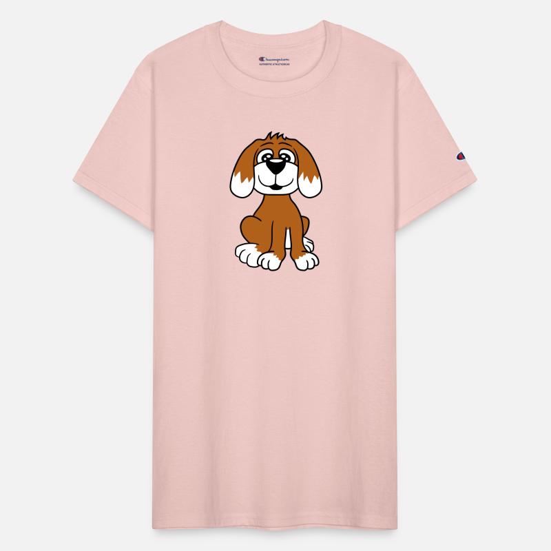 Dog Sits Cute Little Happy Puppy Pet Friendly Fun