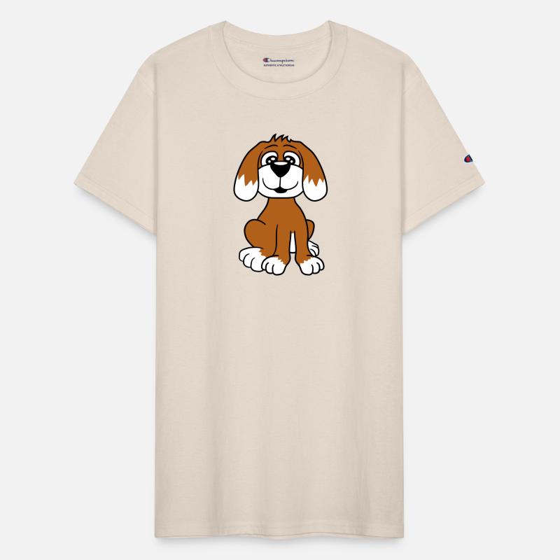 Dog Sits Cute Little Happy Puppy Pet Friendly Fun
