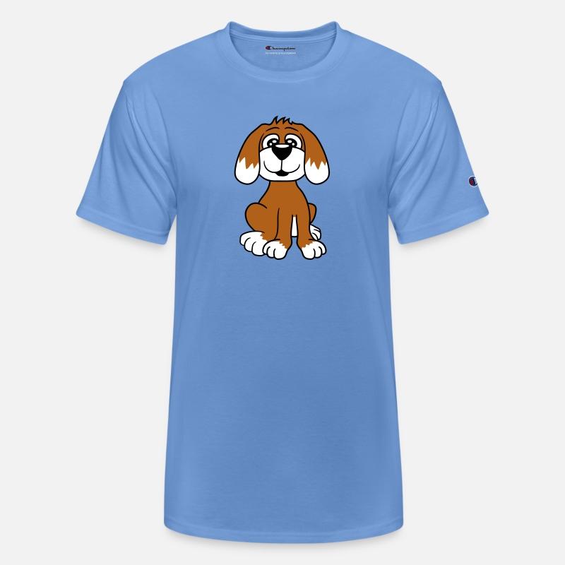Dog Sits Cute Little Happy Puppy Pet Friendly Fun