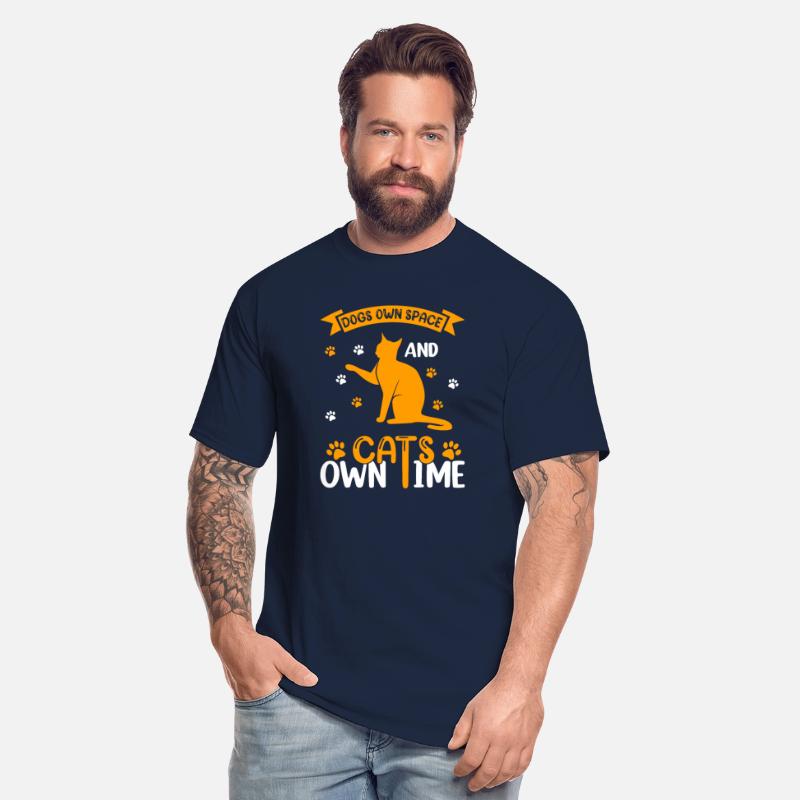 Dogs own space and cats own time