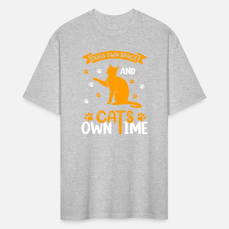 Dogs own space and cats own time