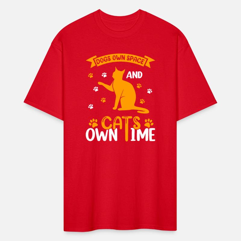 Dogs own space and cats own time