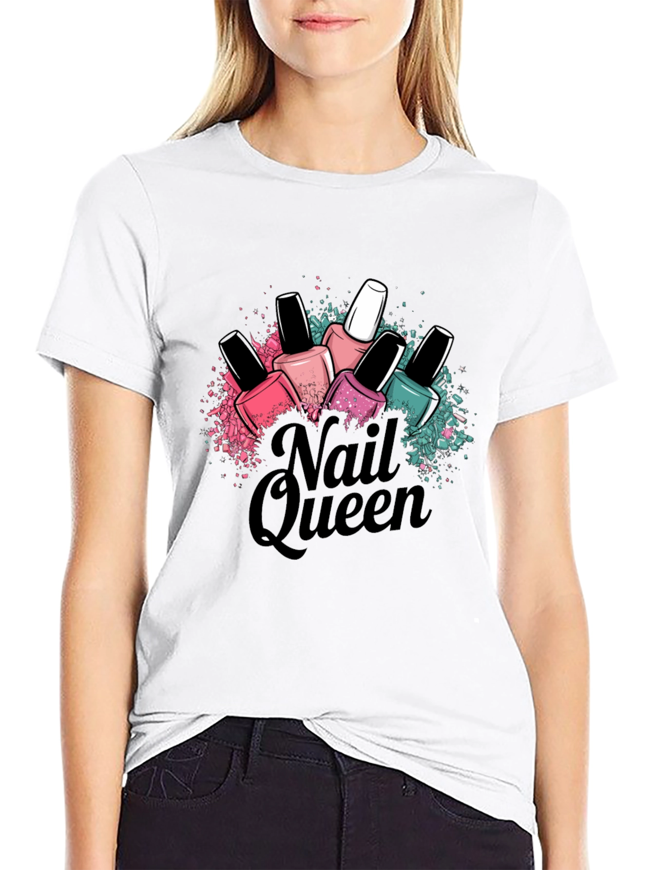 Nail Queen T-Shirt - Manicure Lover Fashion Tee