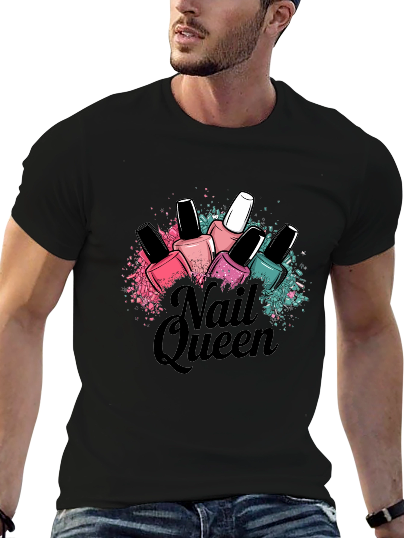 Nail Queen T-Shirt - Manicure Lover Fashion Tee