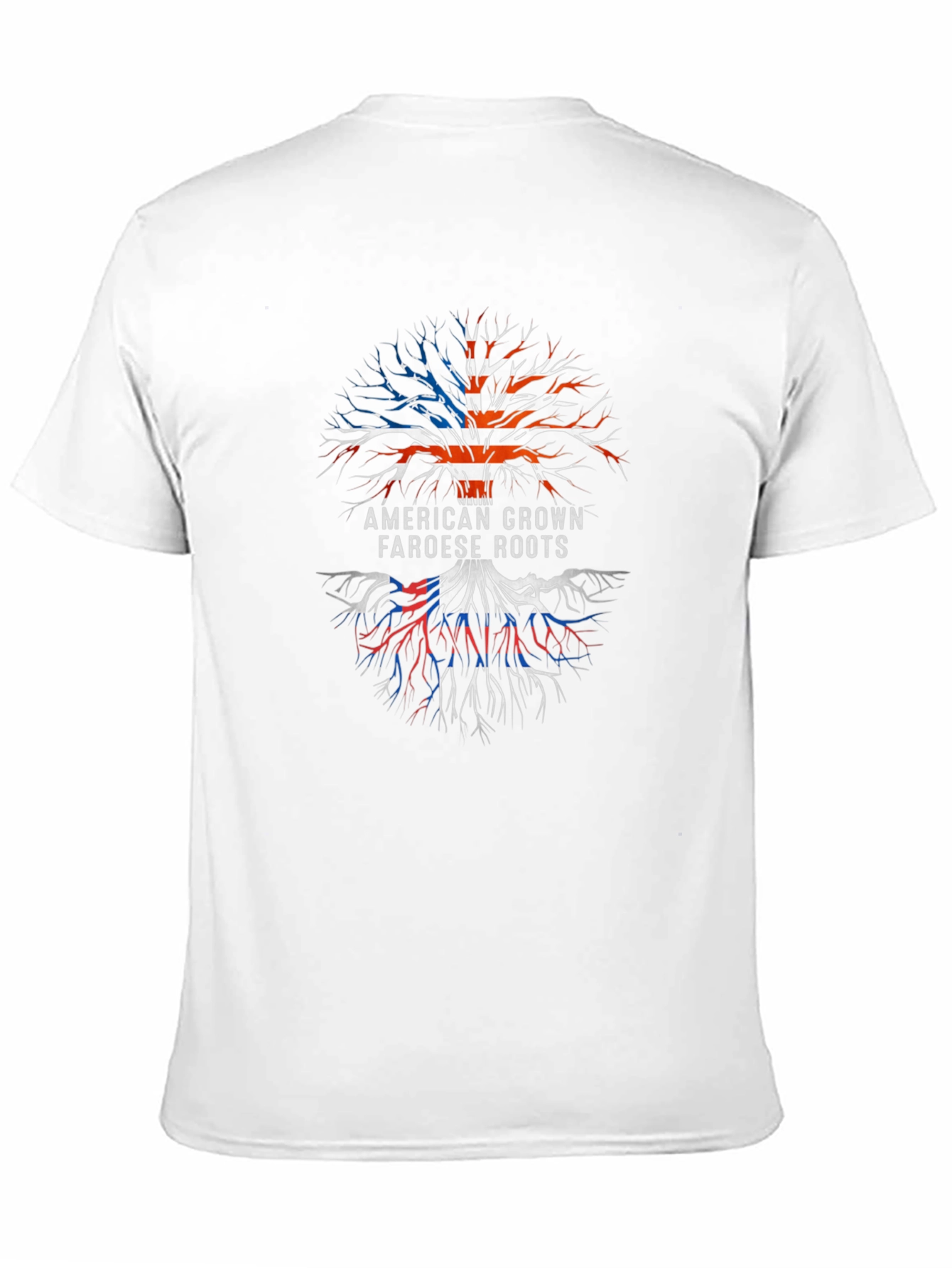 American Faroese Roots Black Graphic T-Shirt