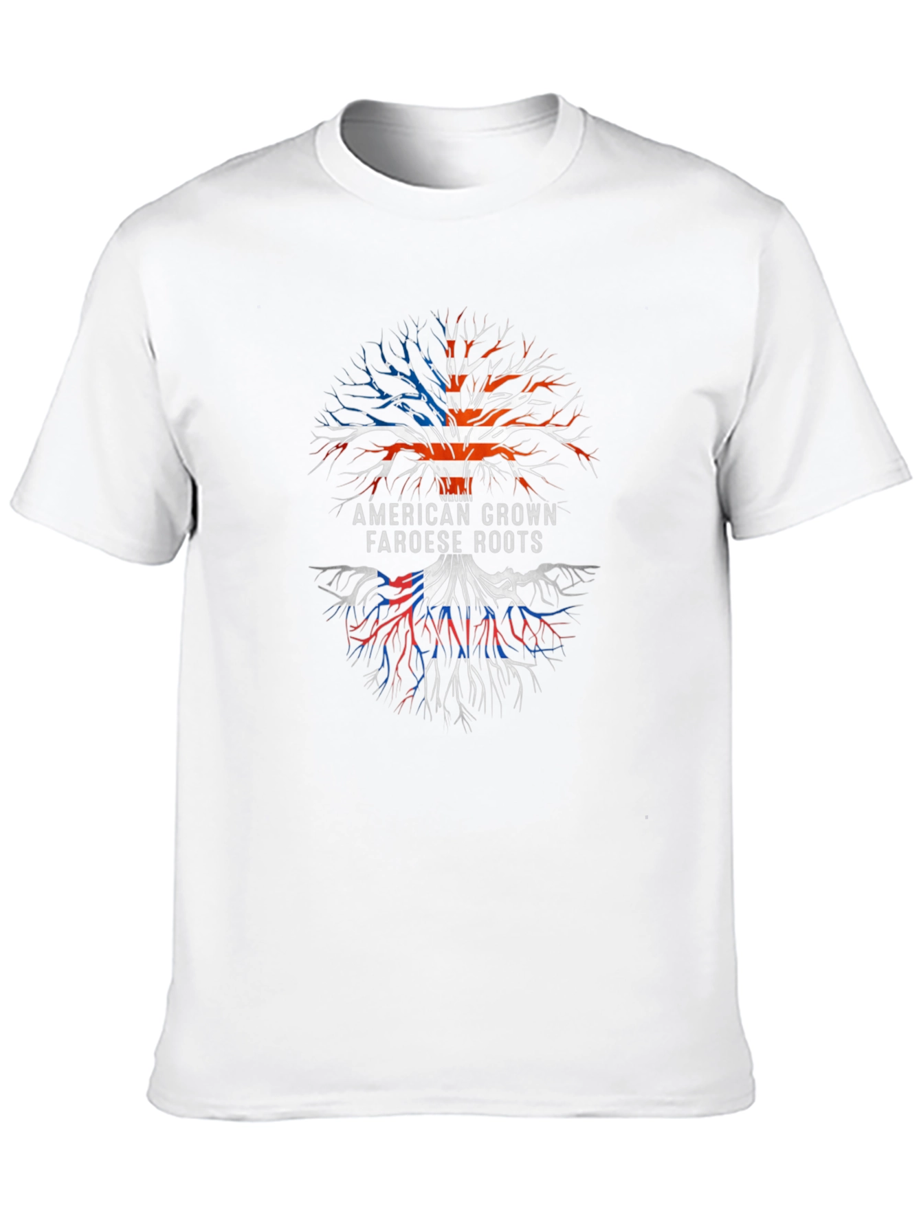 American Faroese Roots Black Graphic T-Shirt